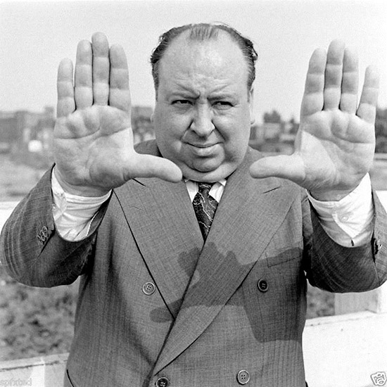 William Vandivert El Maestro Alfred Hitchcock encuadrando 